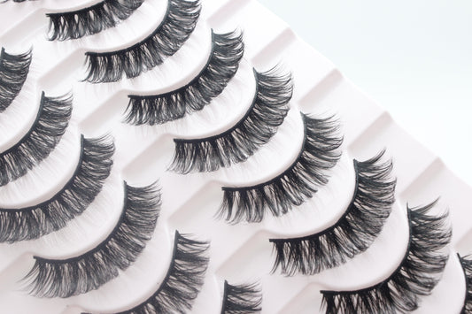 BUY ONE GET ONE FREE--Ordinary Glue Thick&Curl False Lashes(15mm) - WINKLYLASH